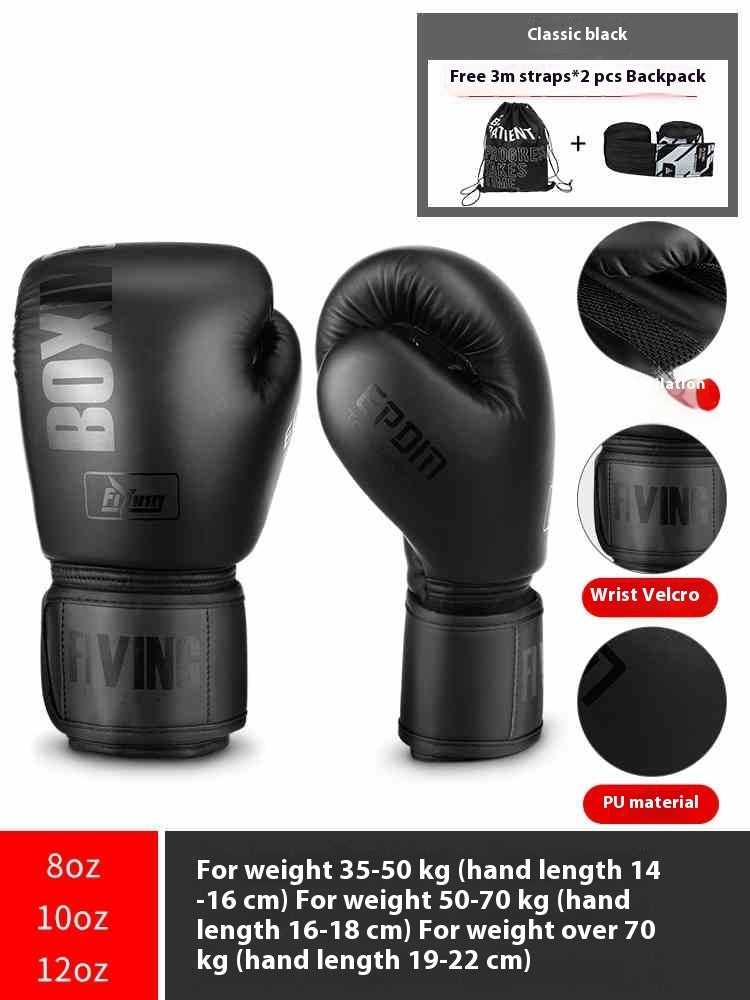 Gant de boxe professionnel Sanda Fight Fighting