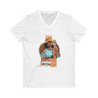 Empowerment V-Neck Tee, Inspirational Shirt, Casual Fashion, Gift for Her, Summer Top, Comfortable Jersey Tee