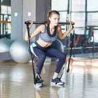 Kit de barre de Pilates avec bandes de résistance, équipement d'entraînement portable pour la maison, barre et bandes d'exercice Perfect Stretched Fusion