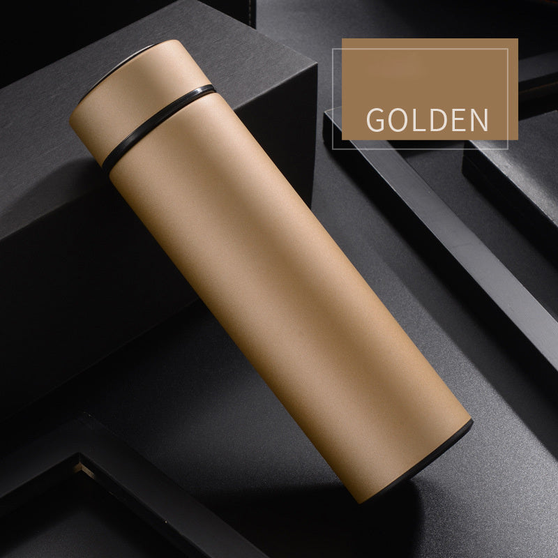 Bouteille d'eau en acier inoxydable de 450 ml, double paroi, isolée sous vide, idéale pour les voyages, le sport ou l'extérieur
