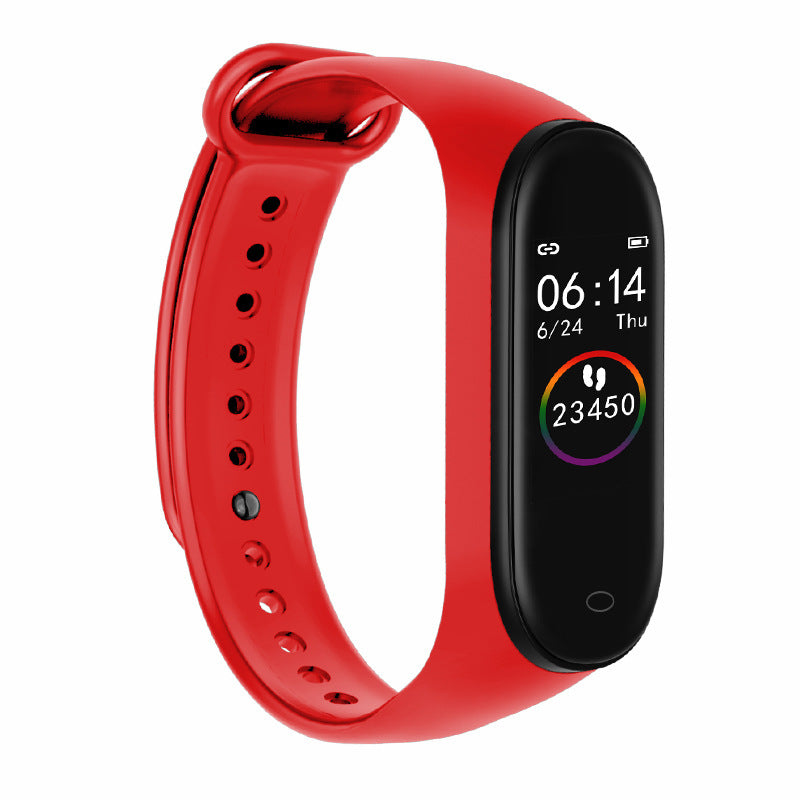 Bracelet connecté de fitness, étanche, avec moniteur de fréquence cardiaque et de pression artérielle