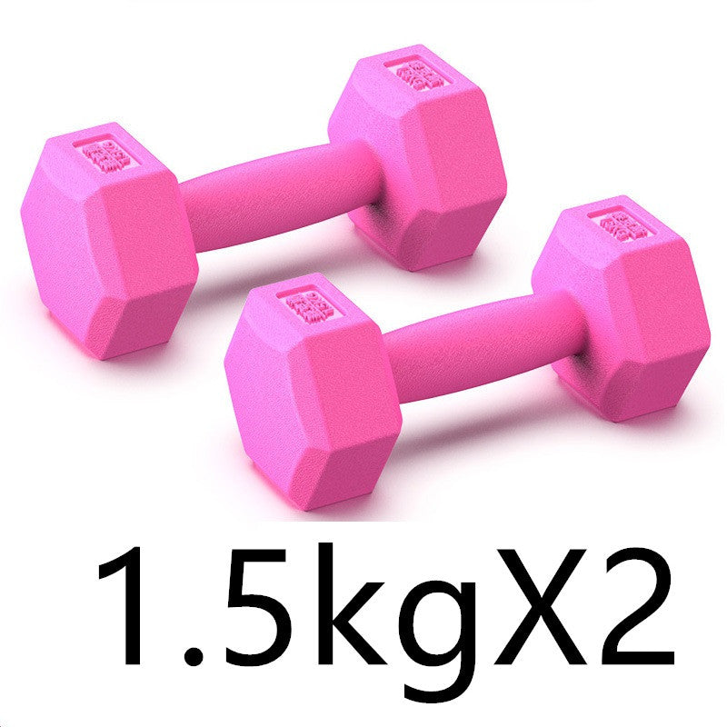 Haltères pour hommes, musculation des bras, haltères en caoutchouc pour la maison, équipement de fitness pour femmes