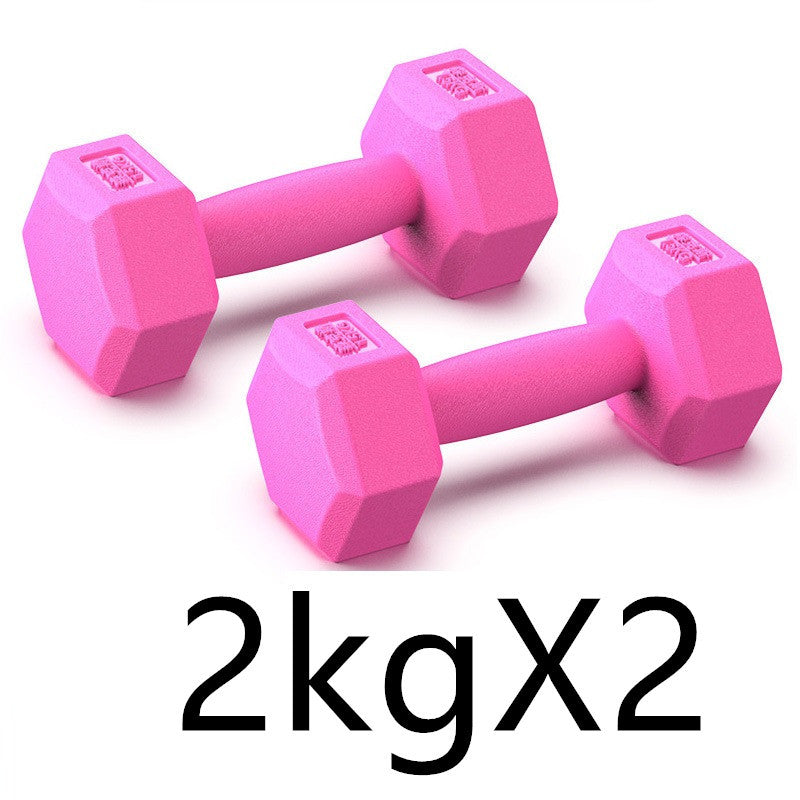Haltères pour hommes, musculation des bras, haltères en caoutchouc pour la maison, équipement de fitness pour femmes