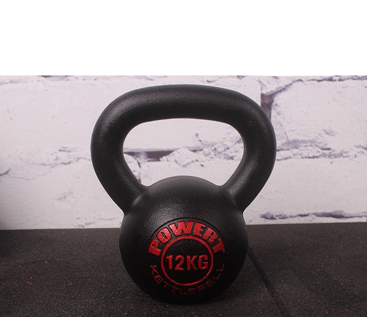 Kettlebell en fonte peinte pour hommes et femmes