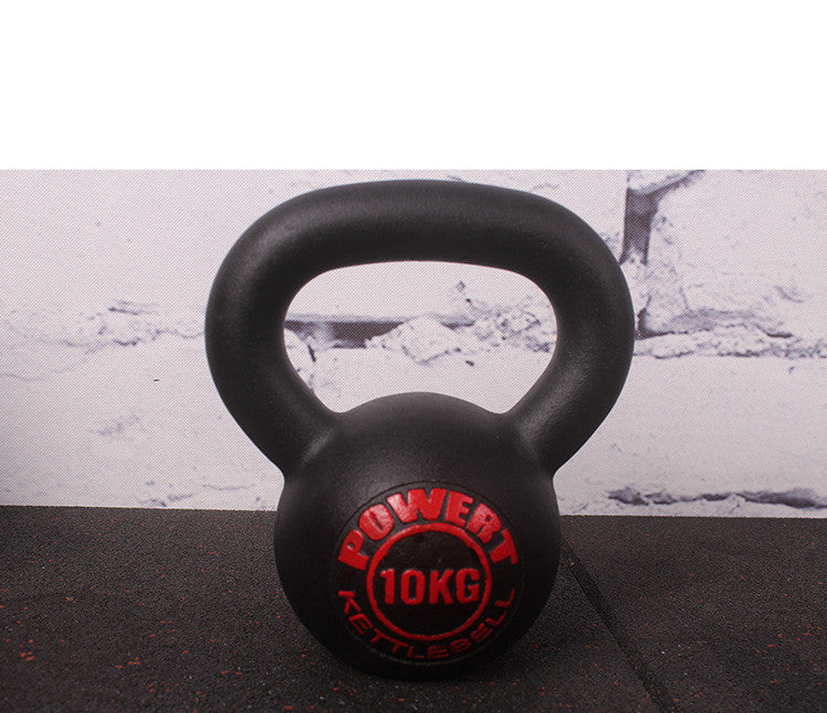 Kettlebell en fonte peinte pour hommes et femmes