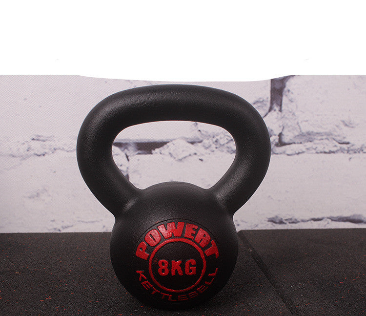 Kettlebell en fonte peinte pour hommes et femmes