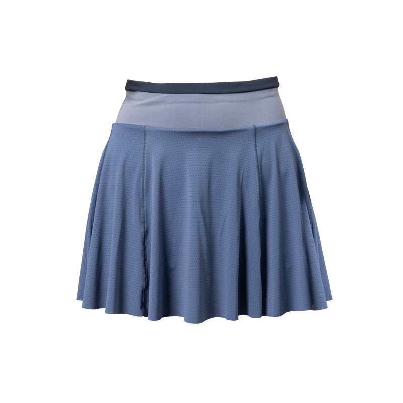 Jupes de tennis Cloud Hide pour femmes, course à pied, golf, badminton, pantalons de sport, gym, fitness, poche pour téléphone, taille haute, jupe de sport