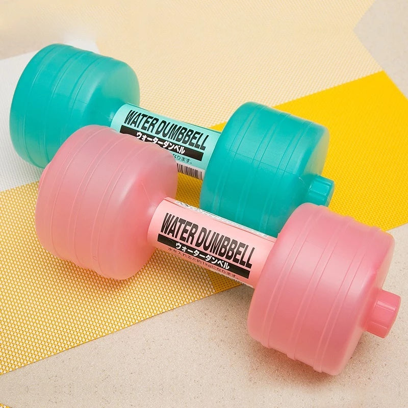 Haltères à eau pour musculation, amincissants, fitness, gym, yoga, entraînement, sport, bouteille en plastique