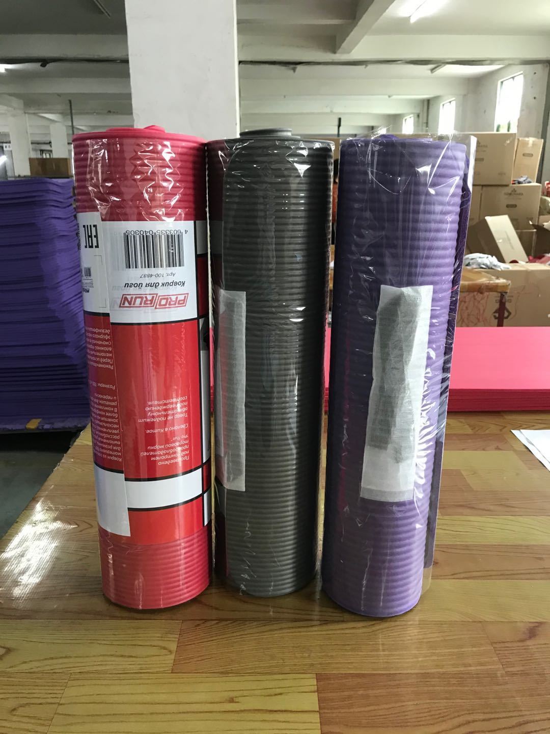 Tapis de yoga Tapis de yoga NBR Tapis de yoga rayé