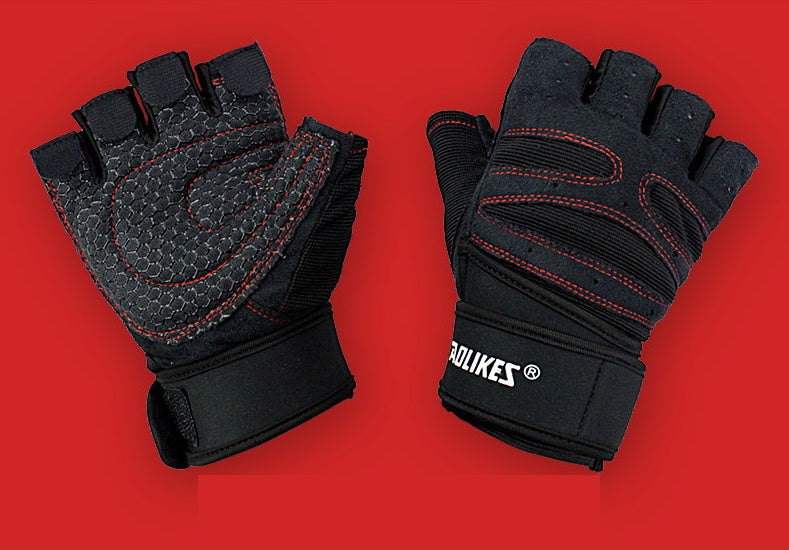Gants de fitness pour hommes et femmes, équipement d'exercice, haltères, haltérophilie, gants demi-doigts, entraînement, salle de sport, respirants, antidérapants
