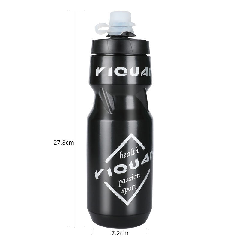 Botella de agua para ciclismo, botella deportiva con funda antipolvo, botella de plástico para PC, equipo de ciclismo