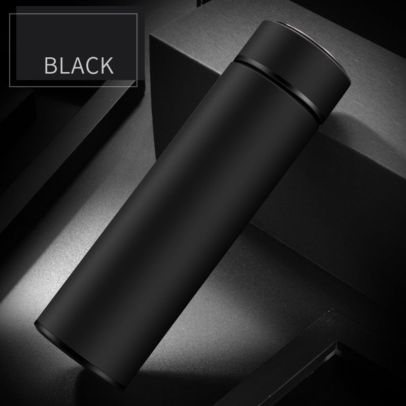 Bouteille d'eau en acier inoxydable de 450 ml, double paroi, isolée sous vide, idéale pour les voyages, le sport ou l'extérieur