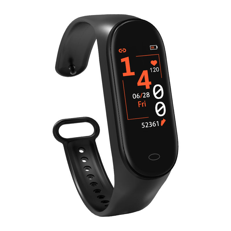Bracelet connecté de fitness, étanche, avec moniteur de fréquence cardiaque et de pression artérielle