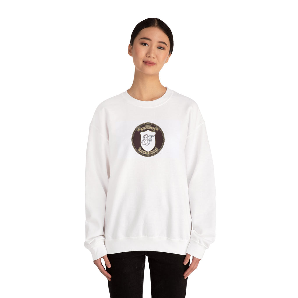 Crewneck Sweatshirt — Vintage Shield Crest "Est. 2024"
