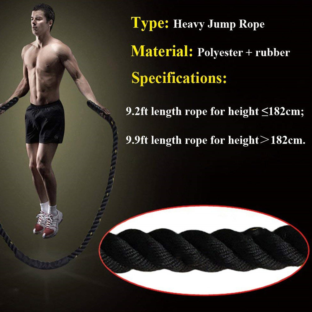 Cordes à sauter Rope Battle Power Training Fitness Équipement de gym à domicile