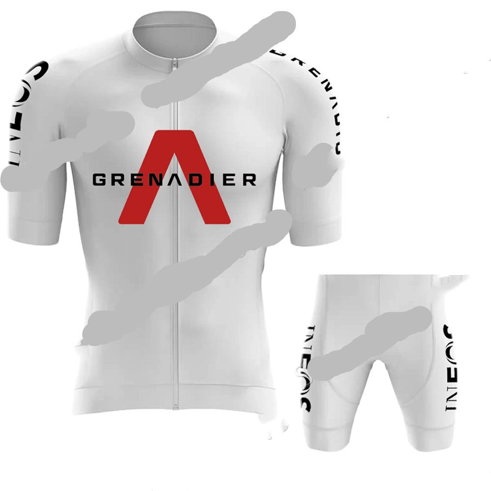 Summer Short Sleeve Bib Cycling Suit