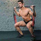 Kit de barre de Pilates avec bandes de résistance, équipement d'entraînement portable pour la maison, barre et bandes d'exercice Perfect Stretched Fusion