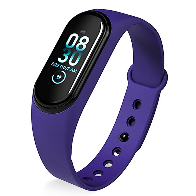 Bracelet connecté de fitness, étanche, avec moniteur de fréquence cardiaque et de pression artérielle