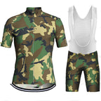 Short Sleeve Bib Cycling Suit Summer Road