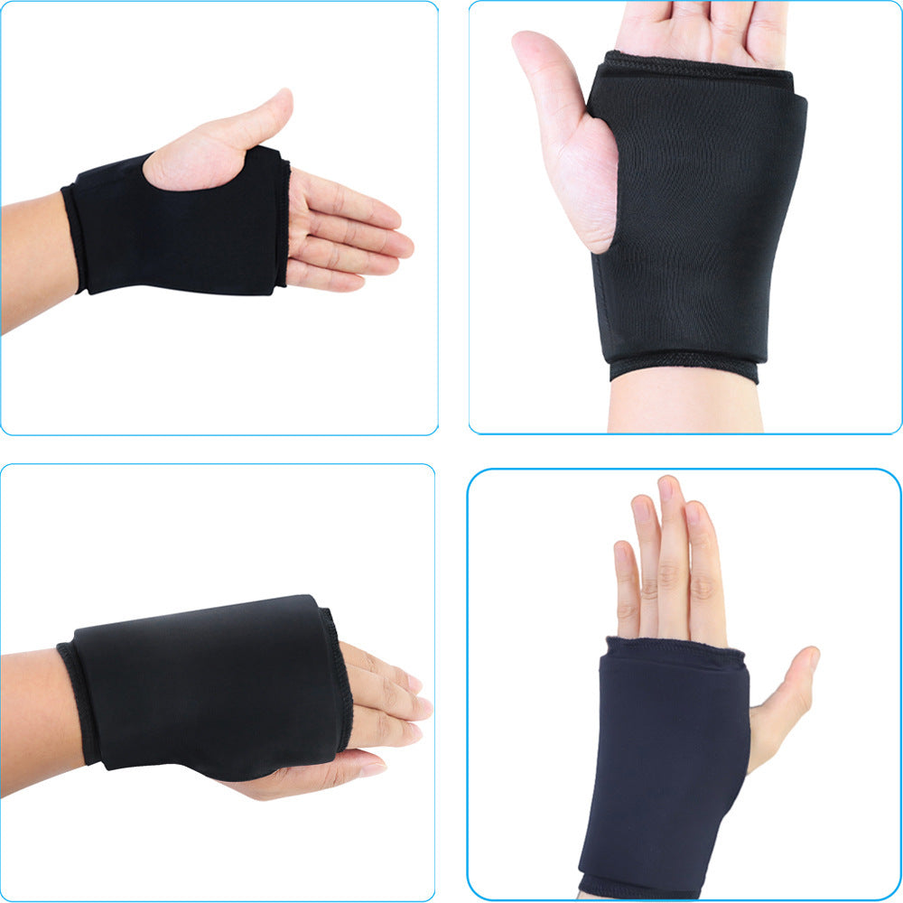 Bandage de glace et coussin chauffant pour poignet, thérapie par le chaud et le froid, utilisable au micro-ondes, pour soulager la douleur du syndrome du canal carpien