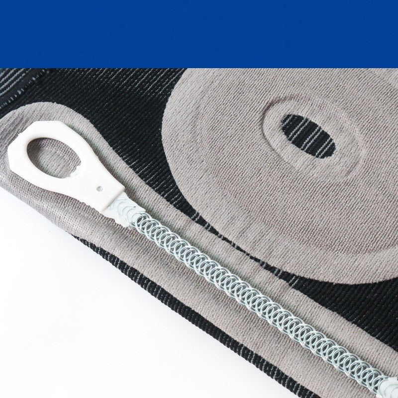 Genouillère de protection rotulienne en silicone à ressort
