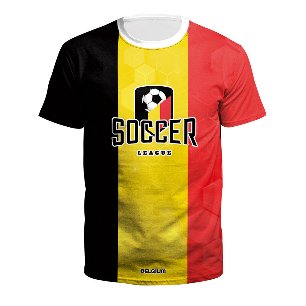 World Cup European Cup Soccer Uniform 3D Printed