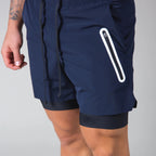 Muscle Brothers Running Shorts Sports Leisure Outdoor Loose Multi-Pocket