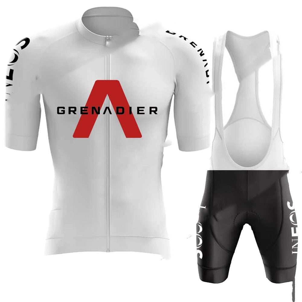 Summer Short Sleeve Bib Cycling Suit