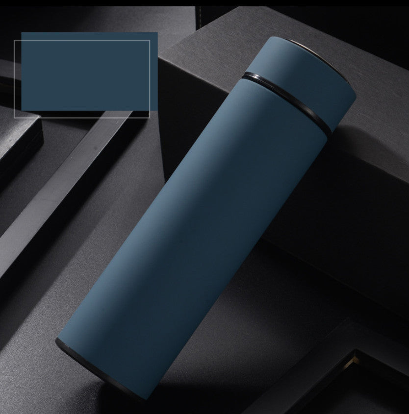 Bouteille d'eau en acier inoxydable de 450 ml, double paroi, isolée sous vide, idéale pour les voyages, le sport ou l'extérieur