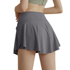 Lined Anti-exposure Tennis Skirt Fitness Sports Skirt