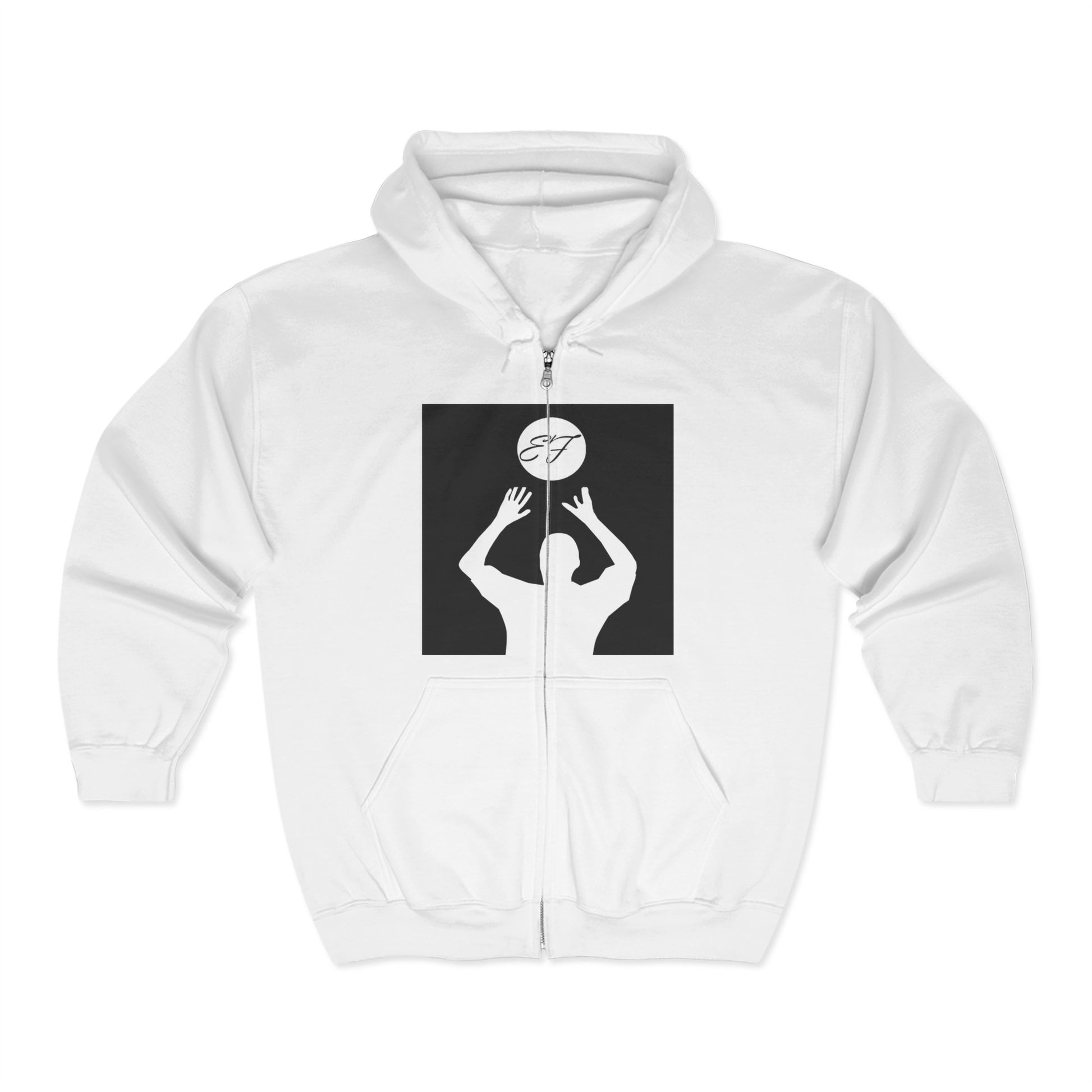 Unisex Full Zip Hooded Sweatshirt Inspired by Timeless Elegance, Cozy Layer, Stylish Hoodie for Sports, Casual Wear, Gift for Him/Her