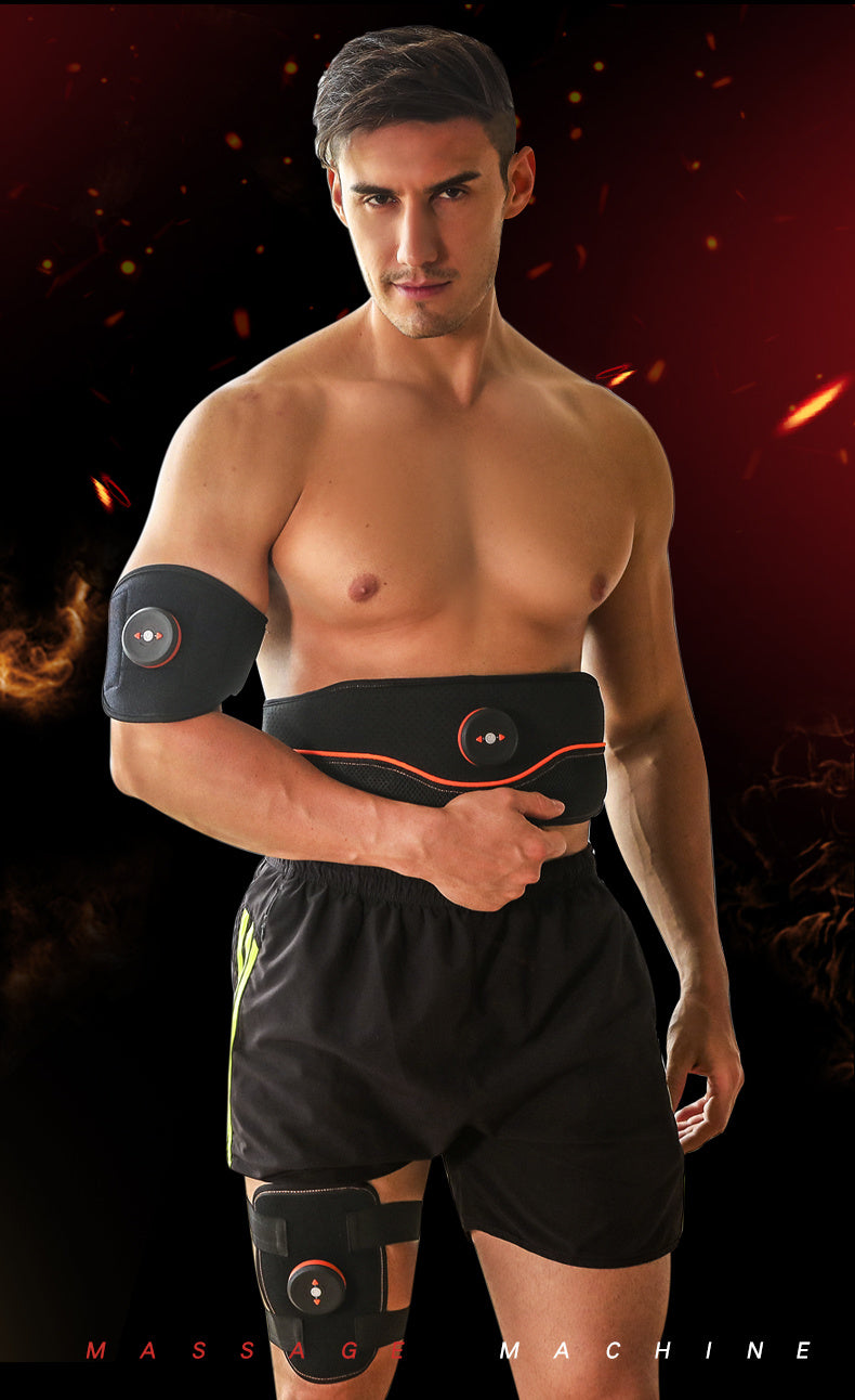 Stimulateurs musculaires de fitness, appareil d'entraînement pour l'amincissement du corps, pour l'abdomen, les bras, les jambes, pour hommes et femmes, équipement de gym à domicile pour brûler les graisses