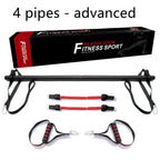 Kit de barre de Pilates avec bandes de résistance, équipement d'entraînement portable pour la maison, barre et bandes d'exercice Perfect Stretched Fusion