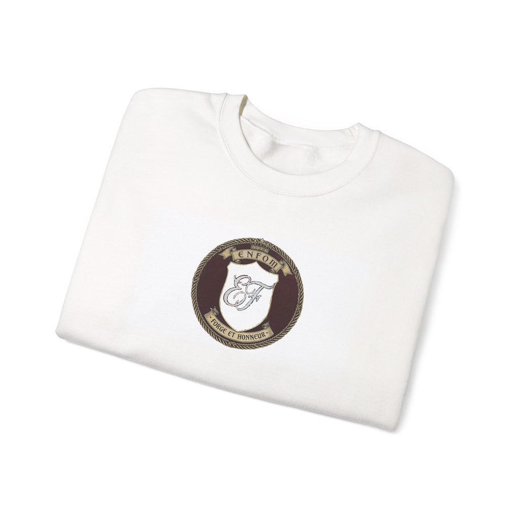 Crewneck Sweatshirt — Vintage Shield Crest "Est. 2024"