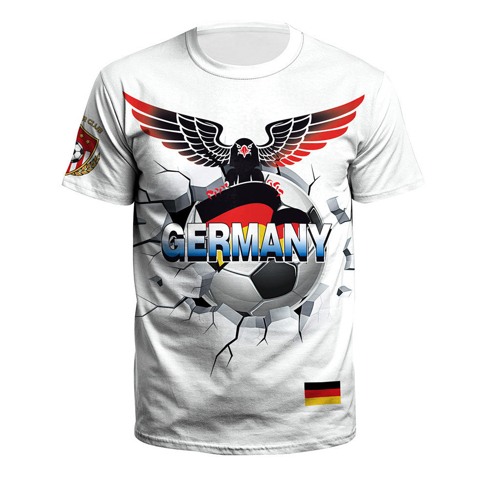 World Cup European Cup Soccer Uniform 3D Printed