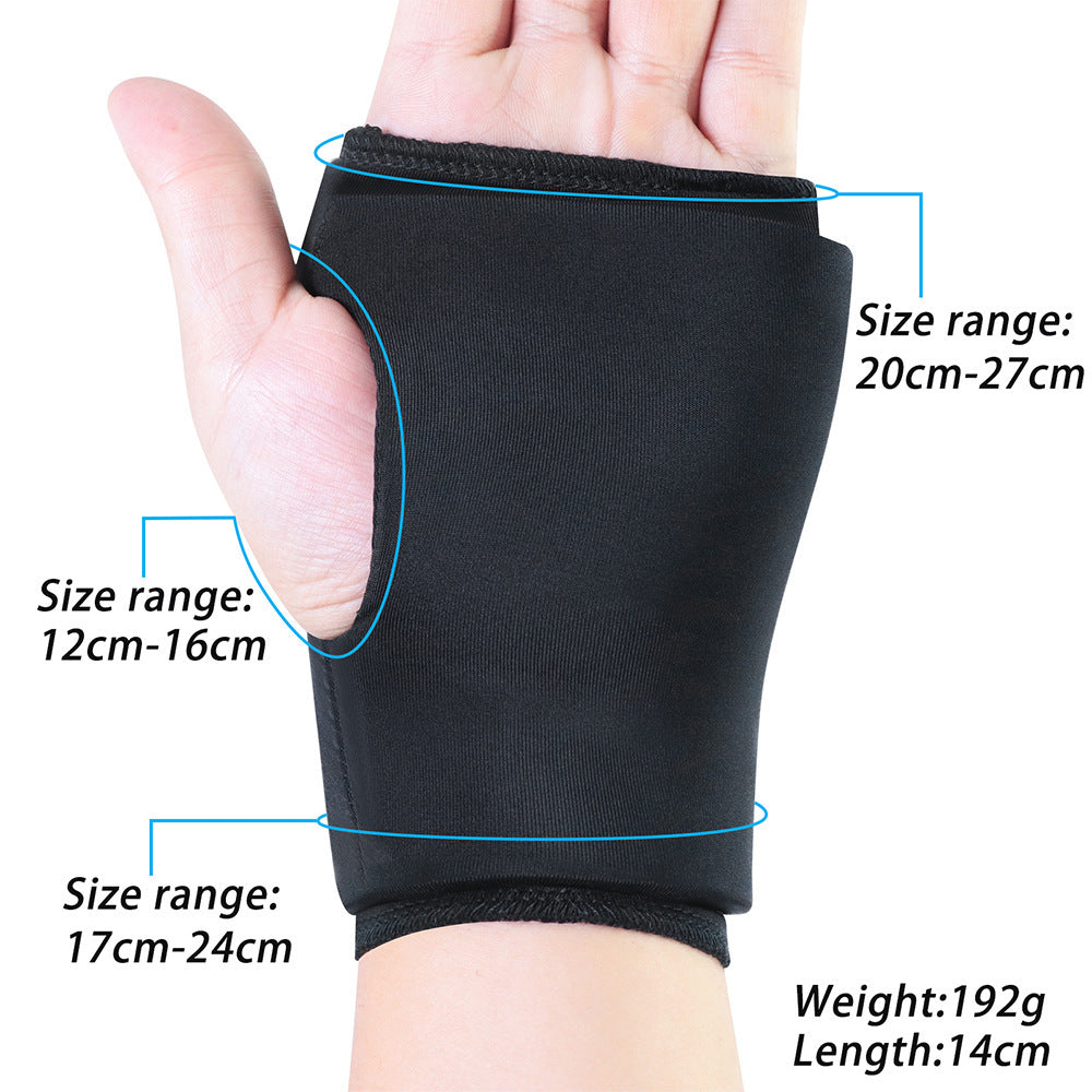 Bandage de glace et coussin chauffant pour poignet, thérapie par le chaud et le froid, utilisable au micro-ondes, pour soulager la douleur du syndrome du canal carpien