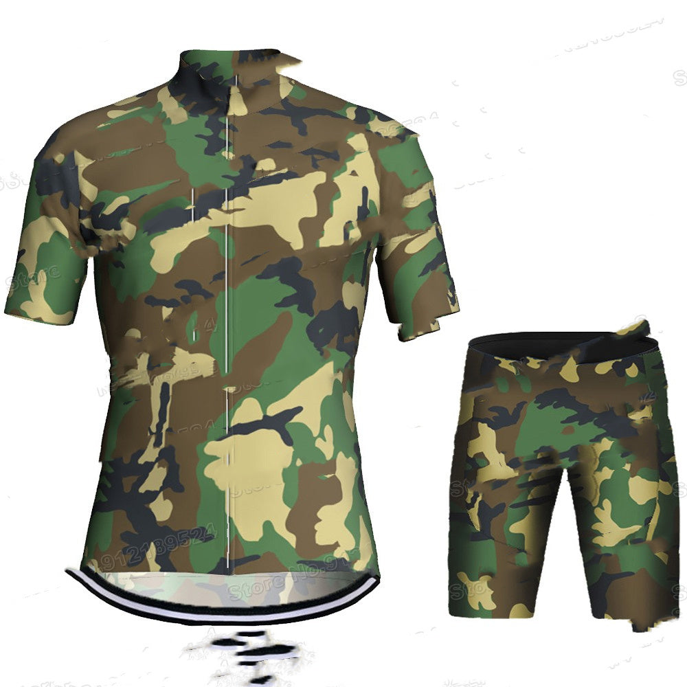 Short Sleeve Bib Cycling Suit Summer Road