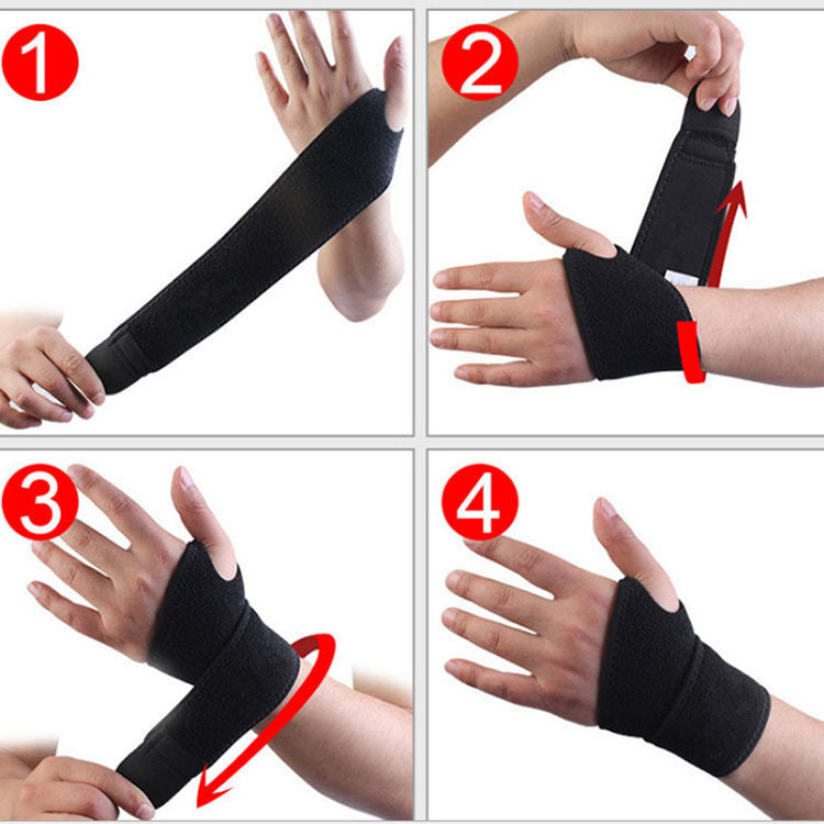 Sangle de fixation de compression de poignet enveloppante