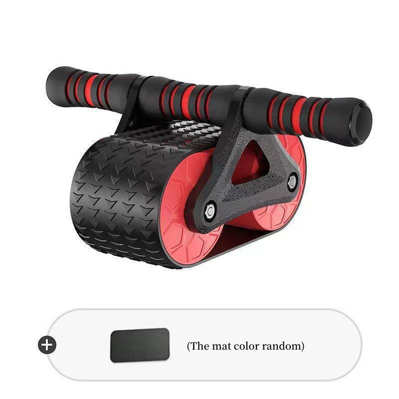 Ejercitador abdominal de doble rueda para mujeres y hombres, con rebote automático, rodillo para abdominales, entrenador de cintura, gimnasio, deportes, dispositivos de ejercicio en casa.