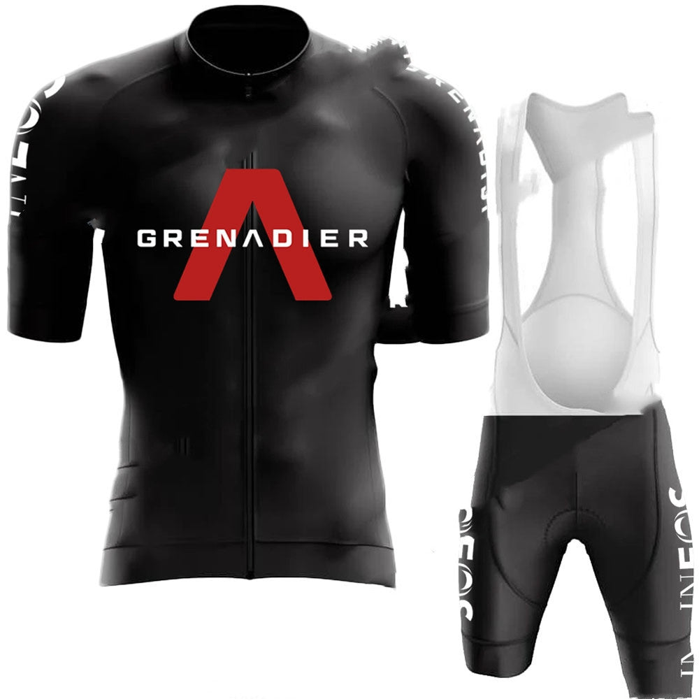 Summer Short Sleeve Bib Cycling Suit