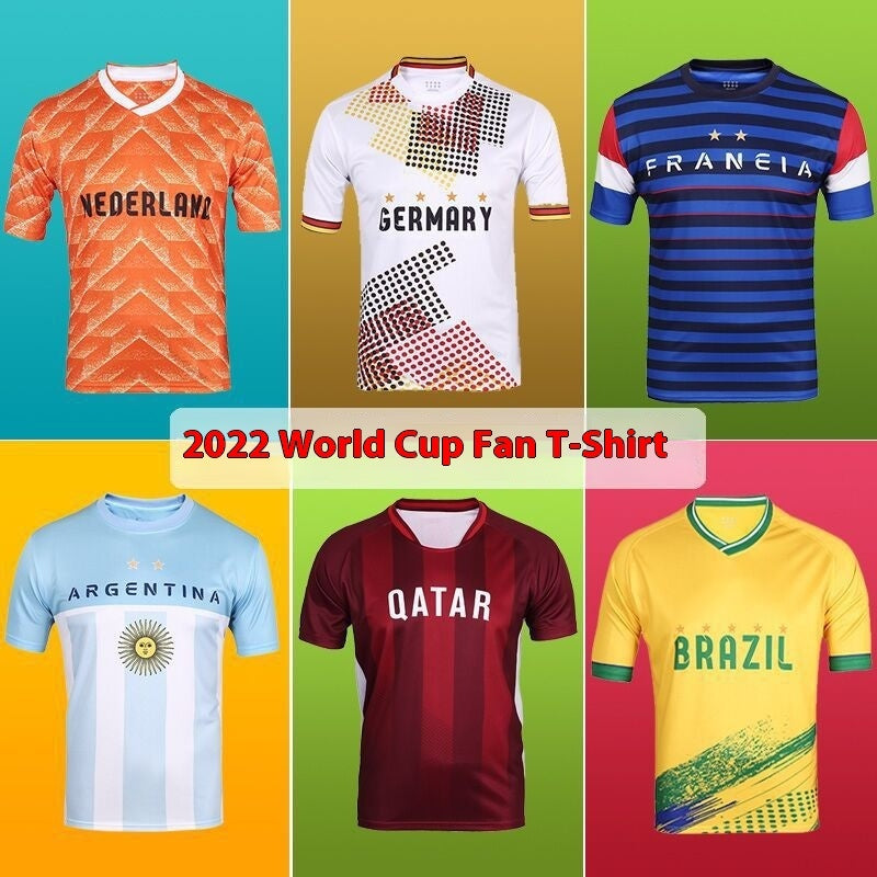 World Cup European Cup Soccer Uniform 3D Printed