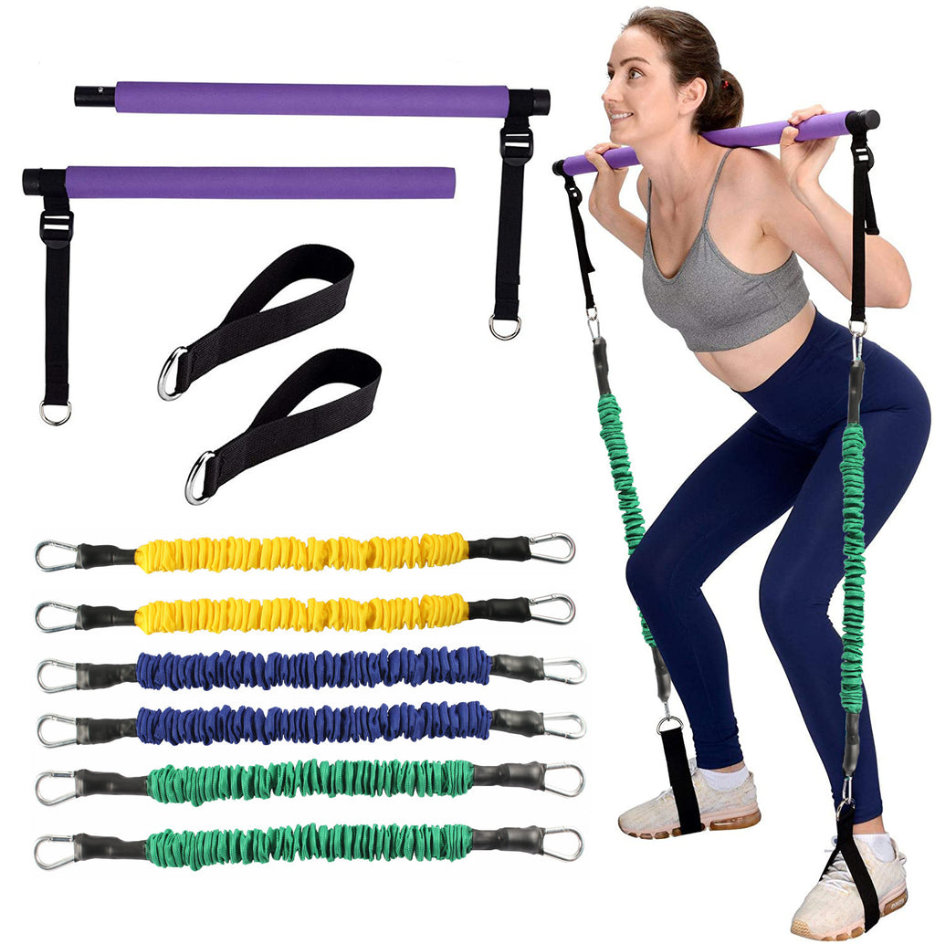Bâton de résistance réglable pour Pilates Articles de sport