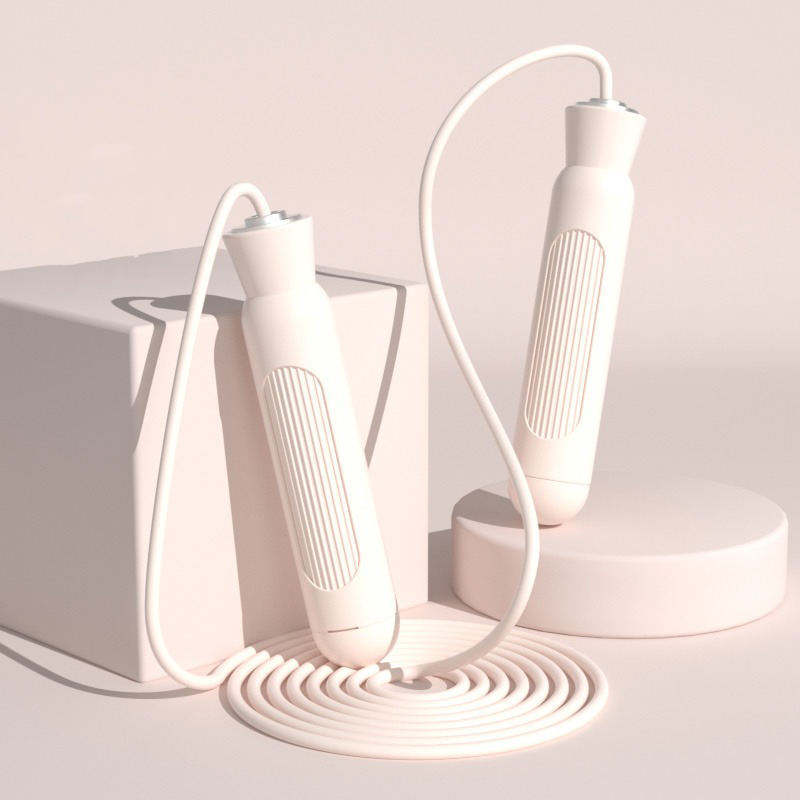 Corde à sauter réglable, durable, pour hommes et femmes, vitesse, cardio, endurance, corde à sauter pour le fitness avec entraînement 2 en 1, cordes à sauter réglables sans corde pour le fitness pour femmes