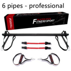 Kit de barre de Pilates avec bandes de résistance, équipement d'entraînement portable pour la maison, barre et bandes d'exercice Perfect Stretched Fusion